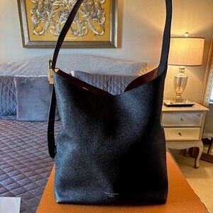 Louis Vuitton Low Key Hobo Leather Bag Size MM Black NEW